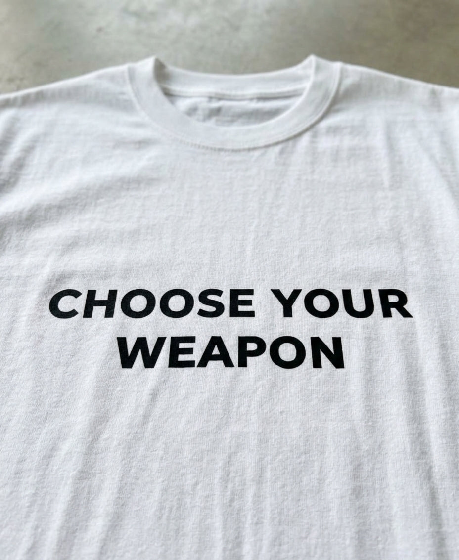 CHOOSE YOUR... TEE WHITE