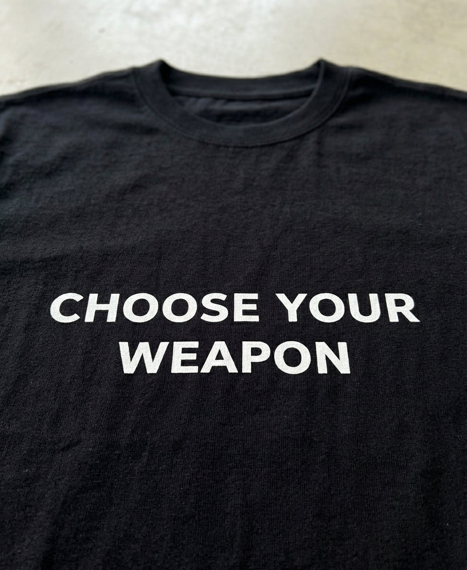CHOOSE YOUR... TEE BLACK